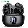 Wireless Earbuds  Headphones HiFi Stereo EarBuds with ENC Noise Cancelling Mic 48H LED Display IP7 Waterproof Earphones
