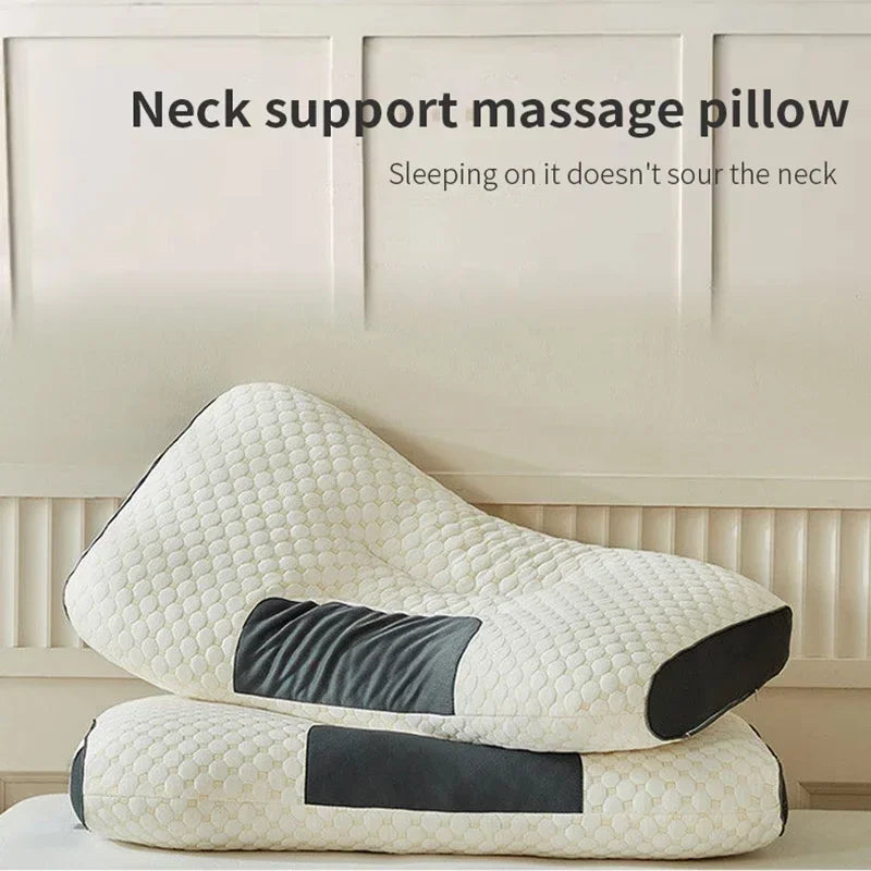 Cervical Orthopedic Neck Pillow Help Sleep And Protect The Pillow Neck Household Soybean Fiber SPA Massage Pillow For Sleeping