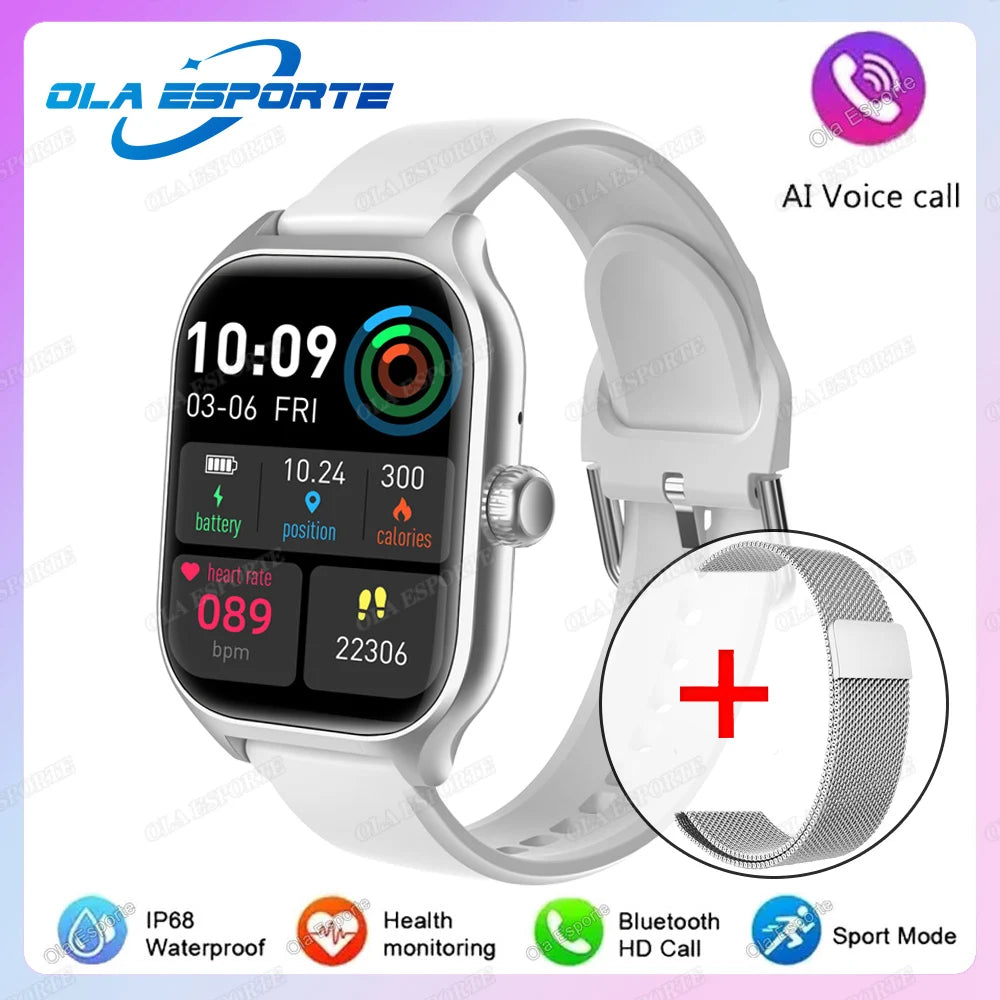 New Sports Smart Watch For Men/Women Waterproof Bluetooth Call Multiple Sports Modes Pedometer Smartwatch Heart Rate Monitoring