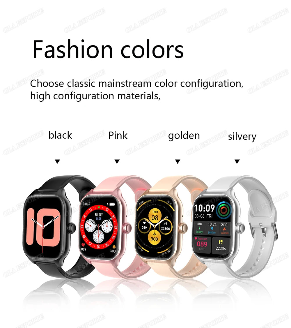New Sports Smart Watch For Men/Women Waterproof Bluetooth Call Multiple Sports Modes Pedometer Smartwatch Heart Rate Monitoring