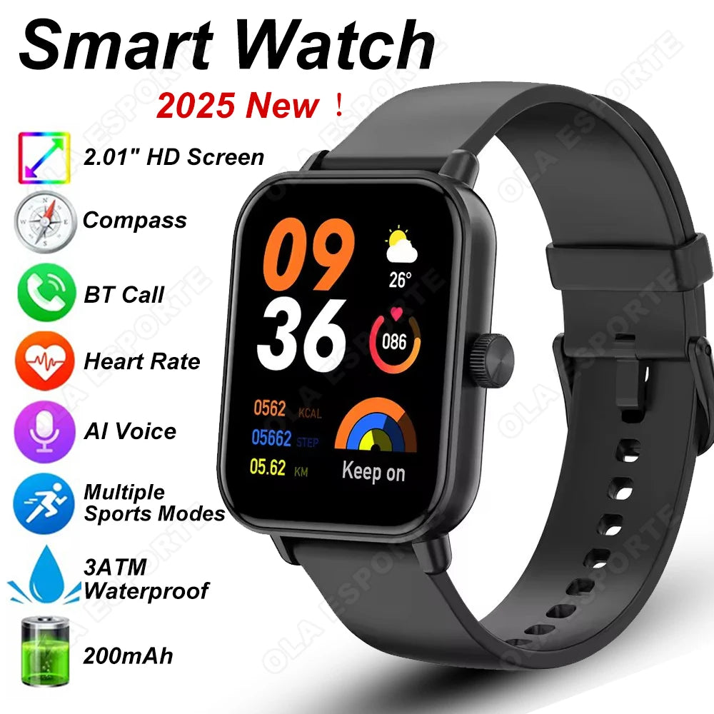 New Sports Smart Watch For Men/Women Waterproof Bluetooth Call Multiple Sports Modes Pedometer Smartwatch Heart Rate Monitoring